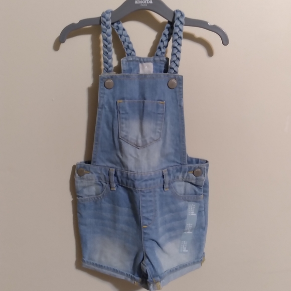 Gap Denim Short Overalls Size 3 - Picture 1 of 4
